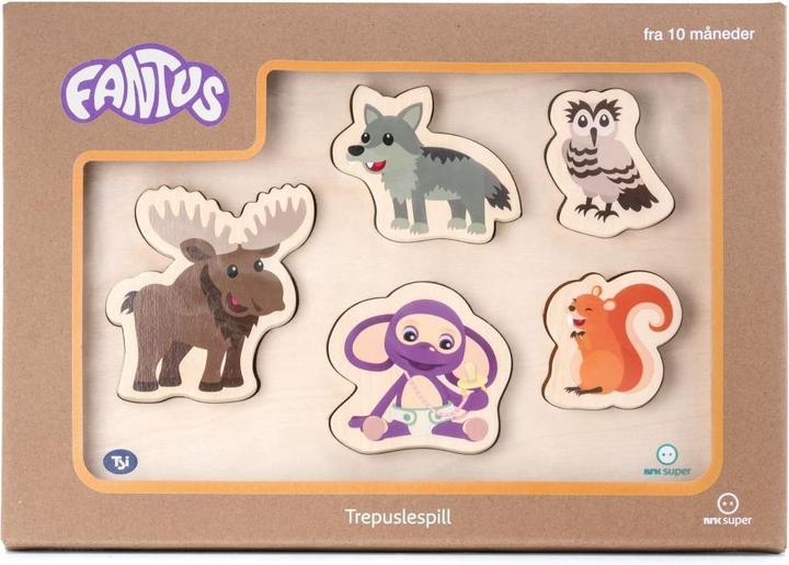 Immagine prodotto Drift Fantus - Wooden puzzle 5 pcs, forest animals (62-112070)