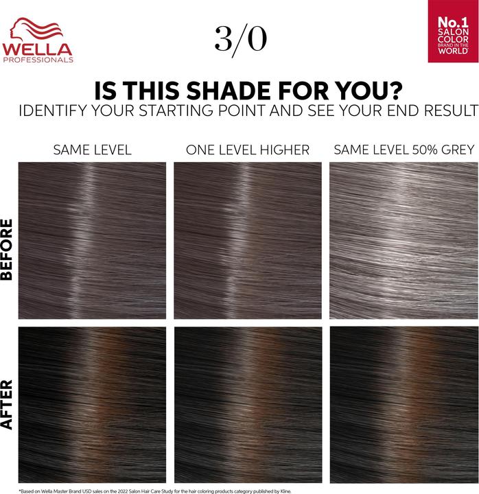 Actual product image Wella Colour Touch Fresh Up Kit (3/0 dark brown)
