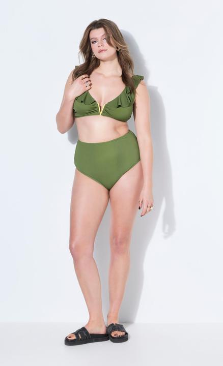 Image du produit Studio Untold Bas de bikini imprimé, taille haute, effet gainant (46)