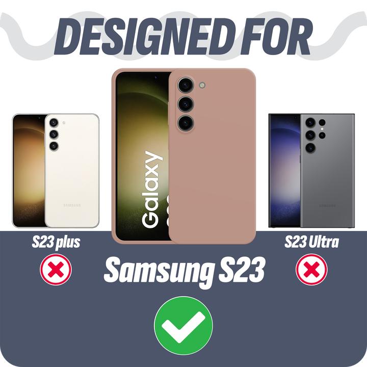 Produktbild Cazy Silikon Hülle Kompatibel mit Samsung Galaxy S23 - Soft TPU Schutz - (Samsung Galaxy S23)