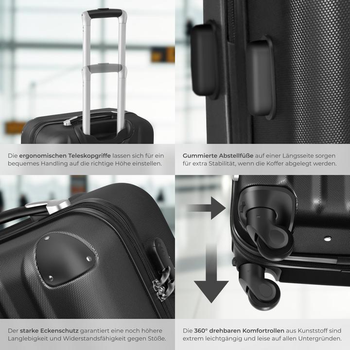 Actual product image tectake Hard case set (95 l)