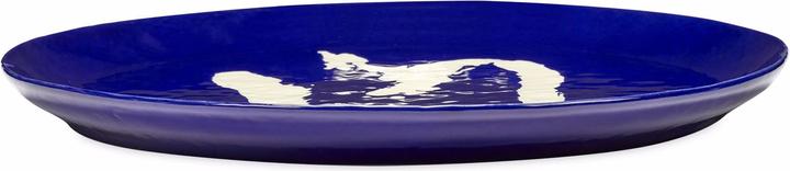 Serax Plateau de service FEAST bleu foncé rayé