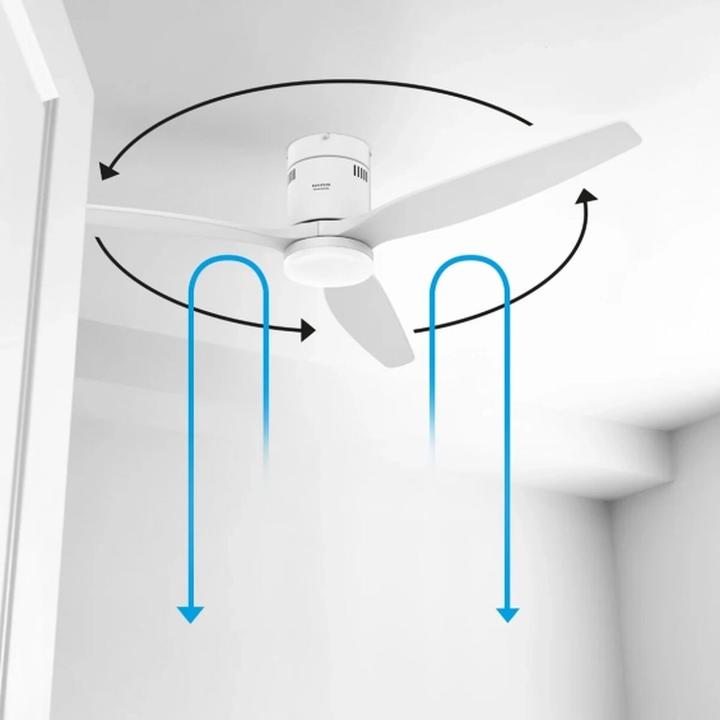 Actual product image Taurus Deckenventilator POLAR3B PURE Weiss 30 W Ø 132 cm
