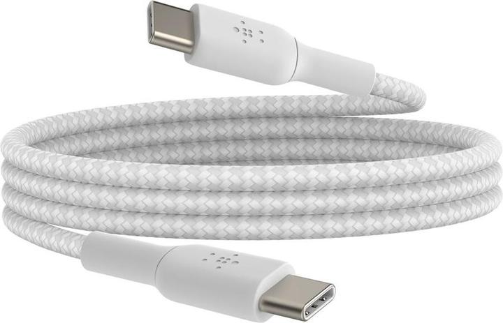 Actual product image Belkin USB charging cable Braided Boost Charge USB-C - USB-C 1 m (1 m, USB 3.2 Gen 1)
