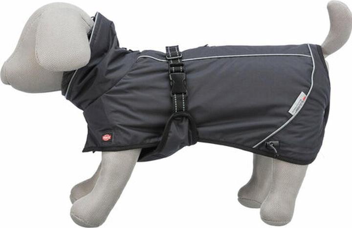 Productafbeelding Trixie Calvi frakke, S: 40 cm, zwart (S, Hondenvacht)