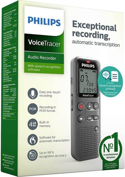 Produktbild Philips Digitales Diktiergerät (4 GB)