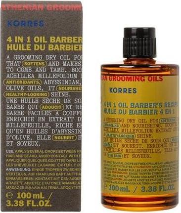 Produktbild Korres Athenian Grooming 4 In 1 Oil Barber's Recipe - 100ml (100 ml)