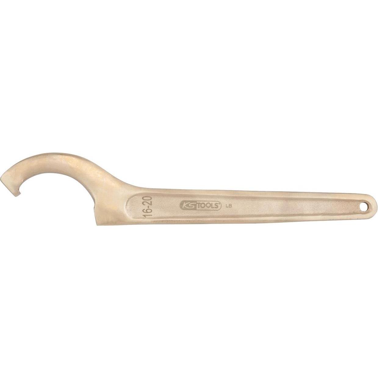 KS Tools, Schraubenschlüssel, BRONZEplus Hakenschlüssel (130 mm, 124 mm, 120 mm, 125 mm)