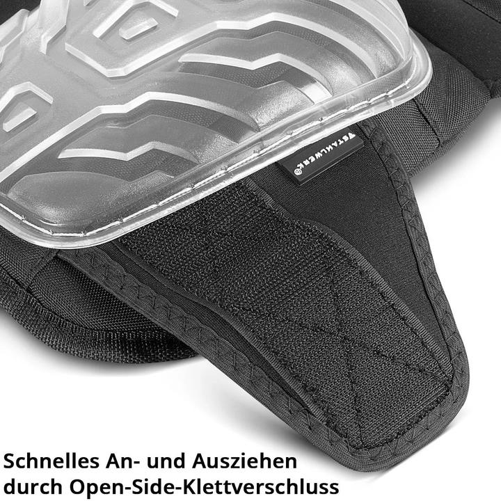 Image du produit Stahlwerk Genouillères professionnelles, indéformables, très résistantes et à l'abrasion