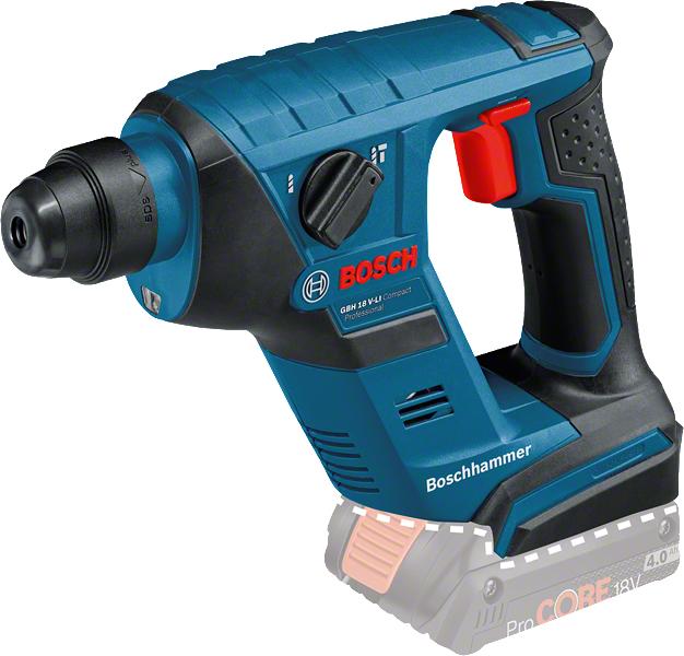 Actual product image Bosch Professional Cordless hammer drill GBH 18 V-LI Compact (Rechargeable battery operated)