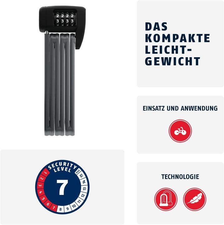 Produktbild Abus Faltschloss Bordo Lite 6055C/85 (85 cm)