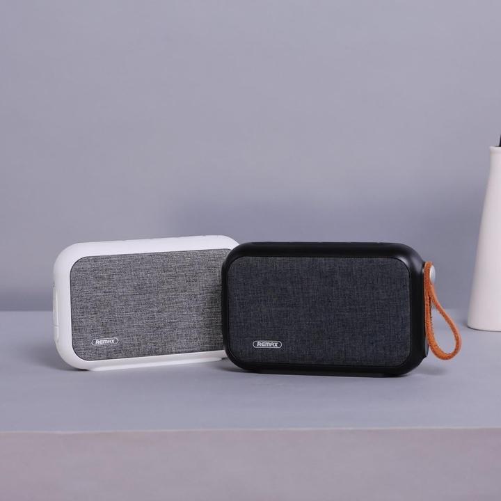 Actual product image Remax Fabric Bluetooth Speaker, Portable Black