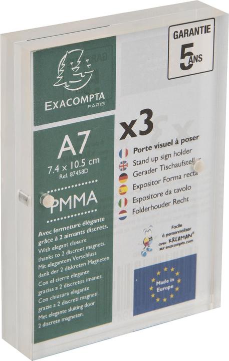 Produktbild Exacompta Tischaufsteller (A7)