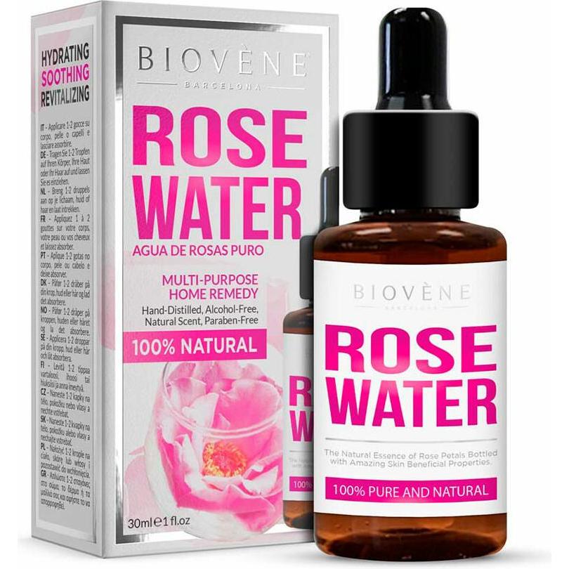 Biovène, Gesichtsreinigung, Biovene Rose Water Pure and Natural Multi-Purpose Home Remedy 30ml (30 ml)