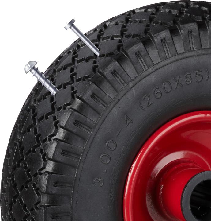 Actual product image Relaxdays Solid Rubber Hand Truck Tyre Set of 2 (100 kg)