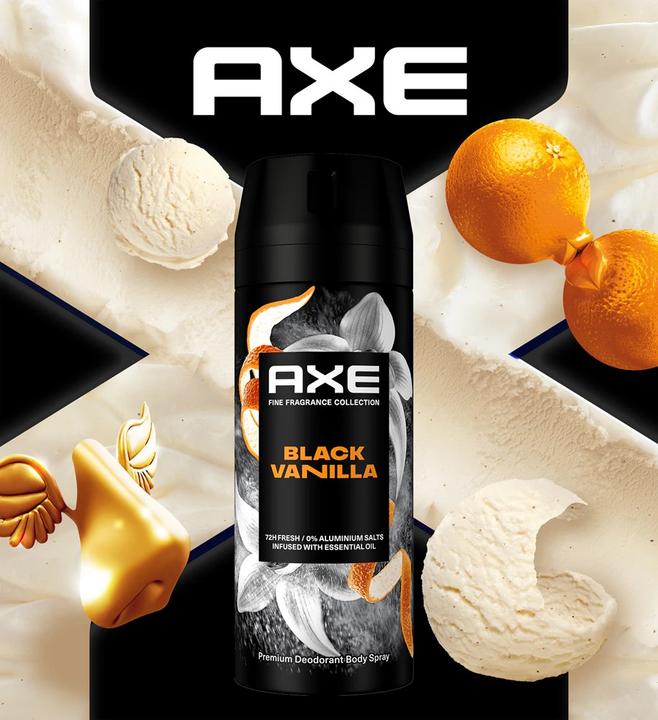 Produktbild AXE Premium Schwarzes Vanille Deodorant Spray (Spray, 150 ml)