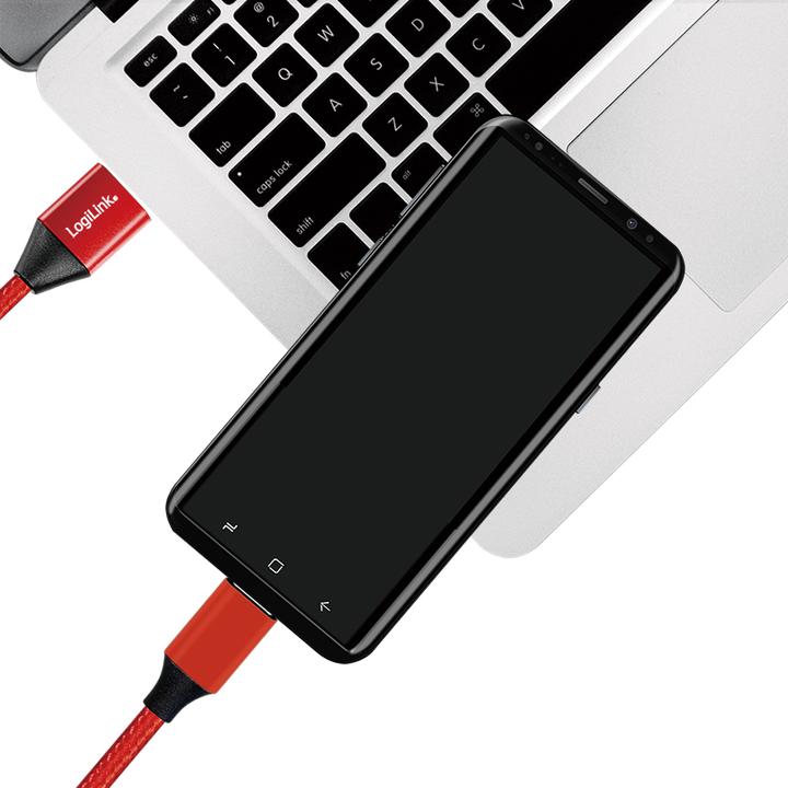 Productafbeelding LogiLink USB-kabel (1 m, USB 2.0, 5 W)