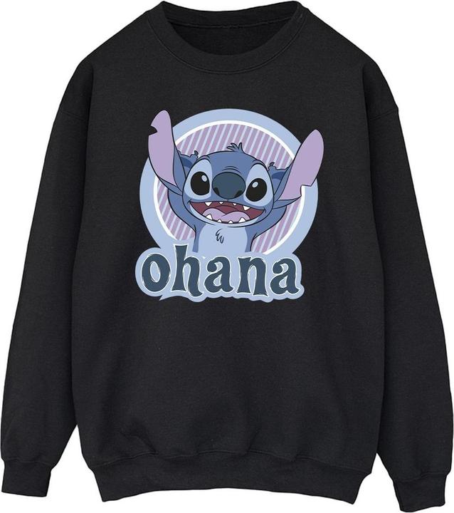 Actual product image Disney Mens Lilo And Stitch Ohana Circle Sweatshirt (S)