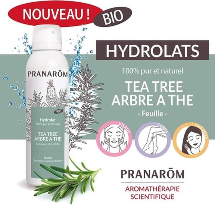 Actual product image Pranarom Organic Tea Tree Hydrolat (Spray, 150 ml)