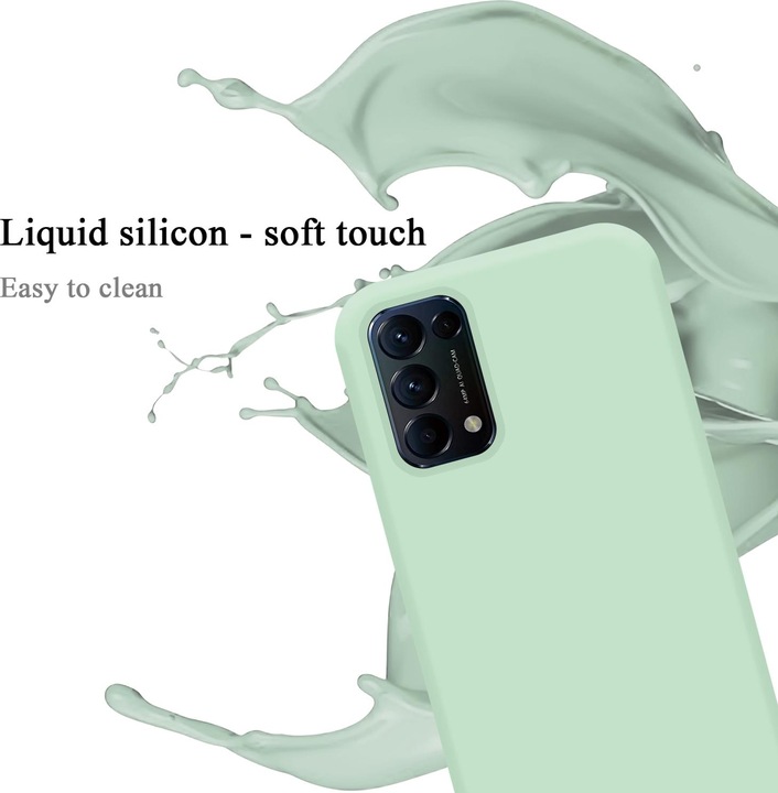 Actual product image Cadorabo TPU Liquid Silicone Case Cover (Oppo Find X3 Lite)