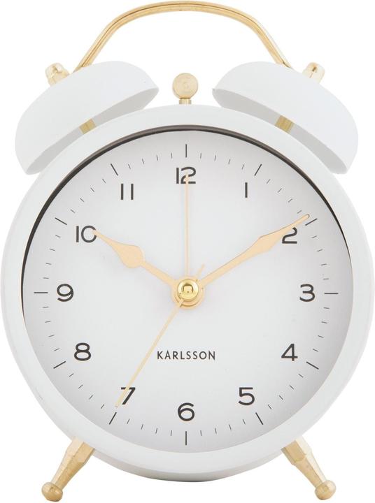 Image du produit Karlsson Réveil classique Twin Bell White