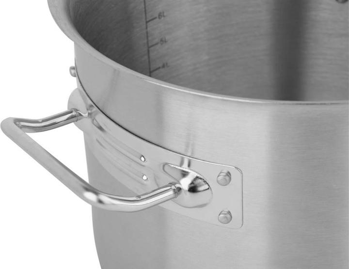 Immagine prodotto Yato Pentola In Acciaio Inox Alta Con Coperchio 28x28 17l (28 cm, Pentola, Acciaio inossidabile)