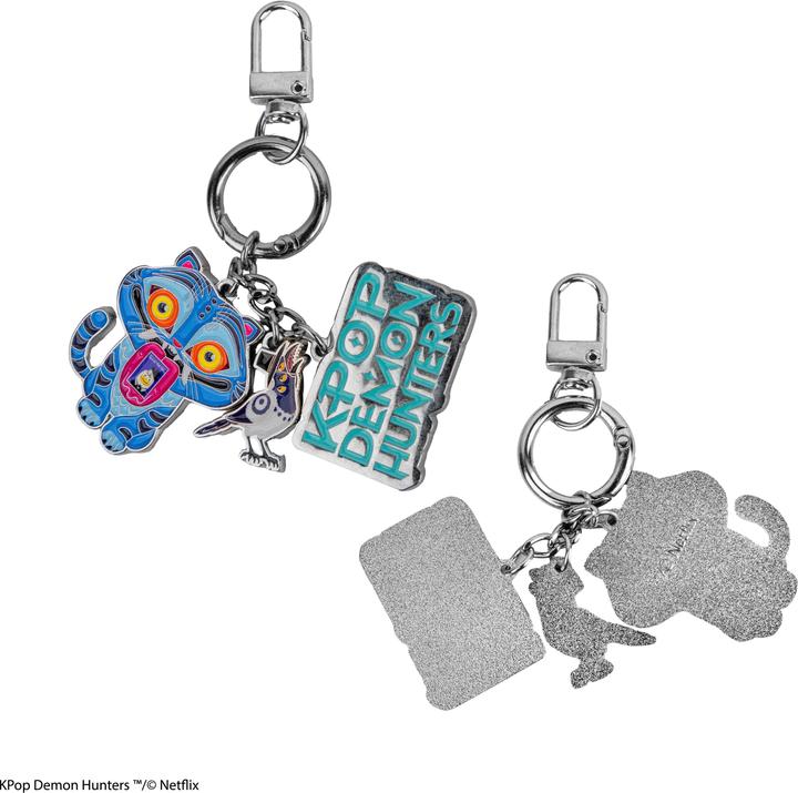 Actual product image Cinereplicas Kpop Demon Hunters Derpy & Sussie Charms Keychain