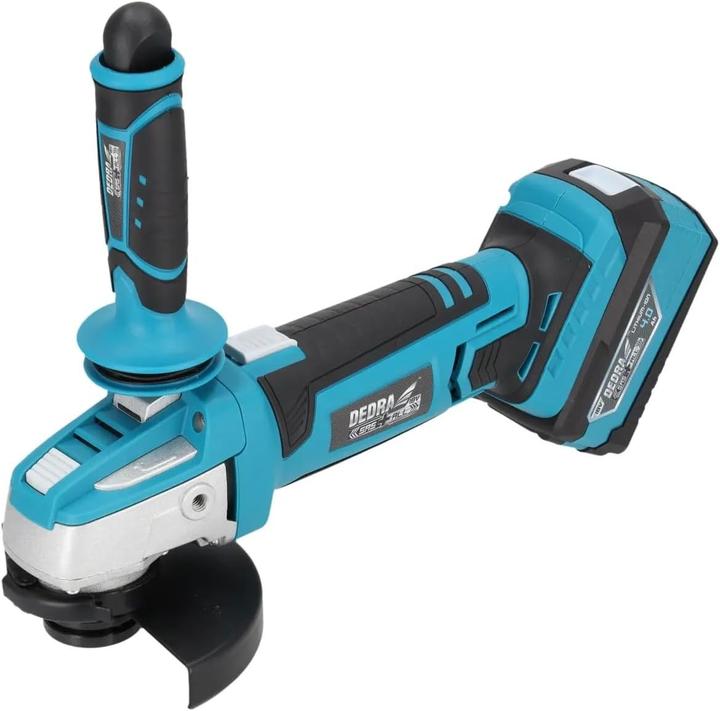 Actual product image Dedra Tool set in a housing SAS+ALL DED7030A06, angle grinder, two 4Ah batteries, charger (125 mm)