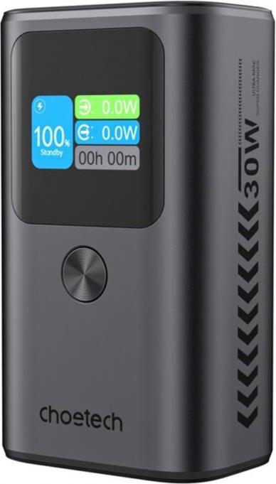Image du produit Choetech Power Bank B701 10000mAh PD30W (Grey) (10000 mAh, 30 W)
