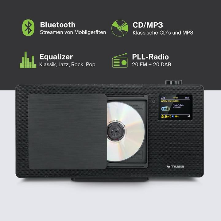 Produktbild Muse M65 DBT (DAB, DAB+, FM, PLL, Bluetooth)