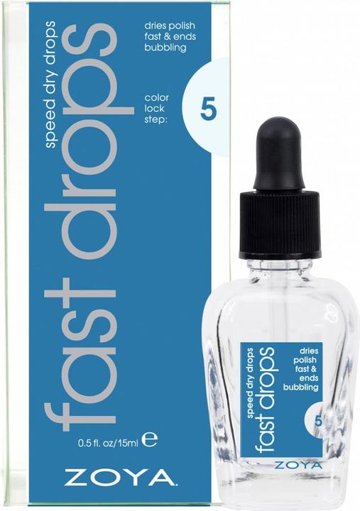 Image du produit Zoya FAST DROP Séchoir rapide pour vernis à ongles (Transparent, Top coat)