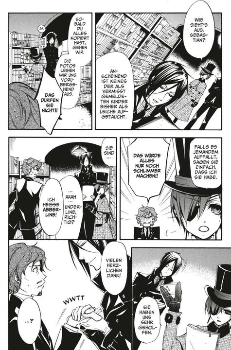 Produktbild Black Butler, Band 06 (Deutsch, Yana Toboso, 2011)