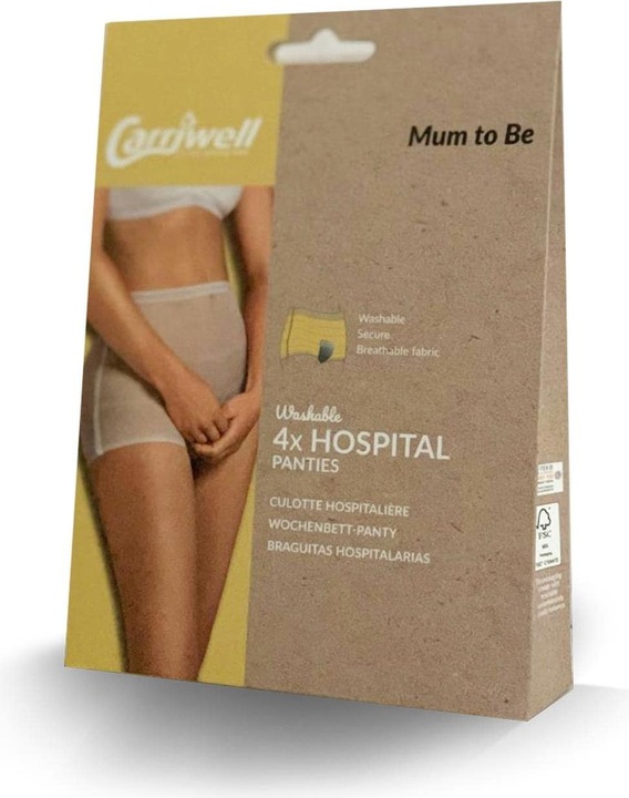 Image du produit Carriwell Slip d'hôpital (Taille unique, paquet de 4)