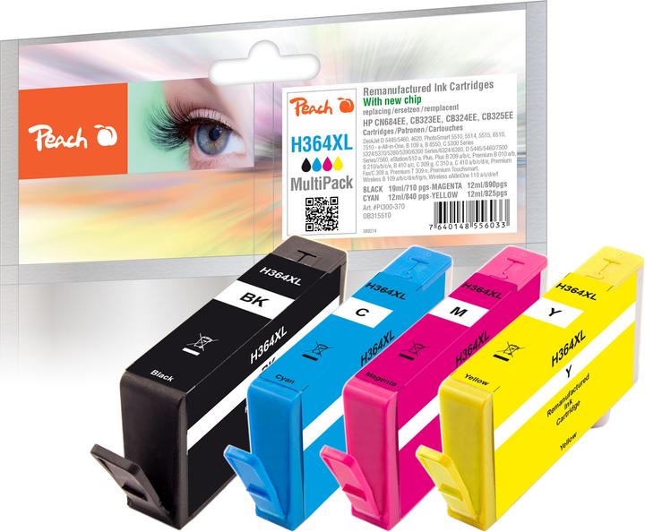 Produktbild Peach 364XL Multipack (BK, C, M, Y)