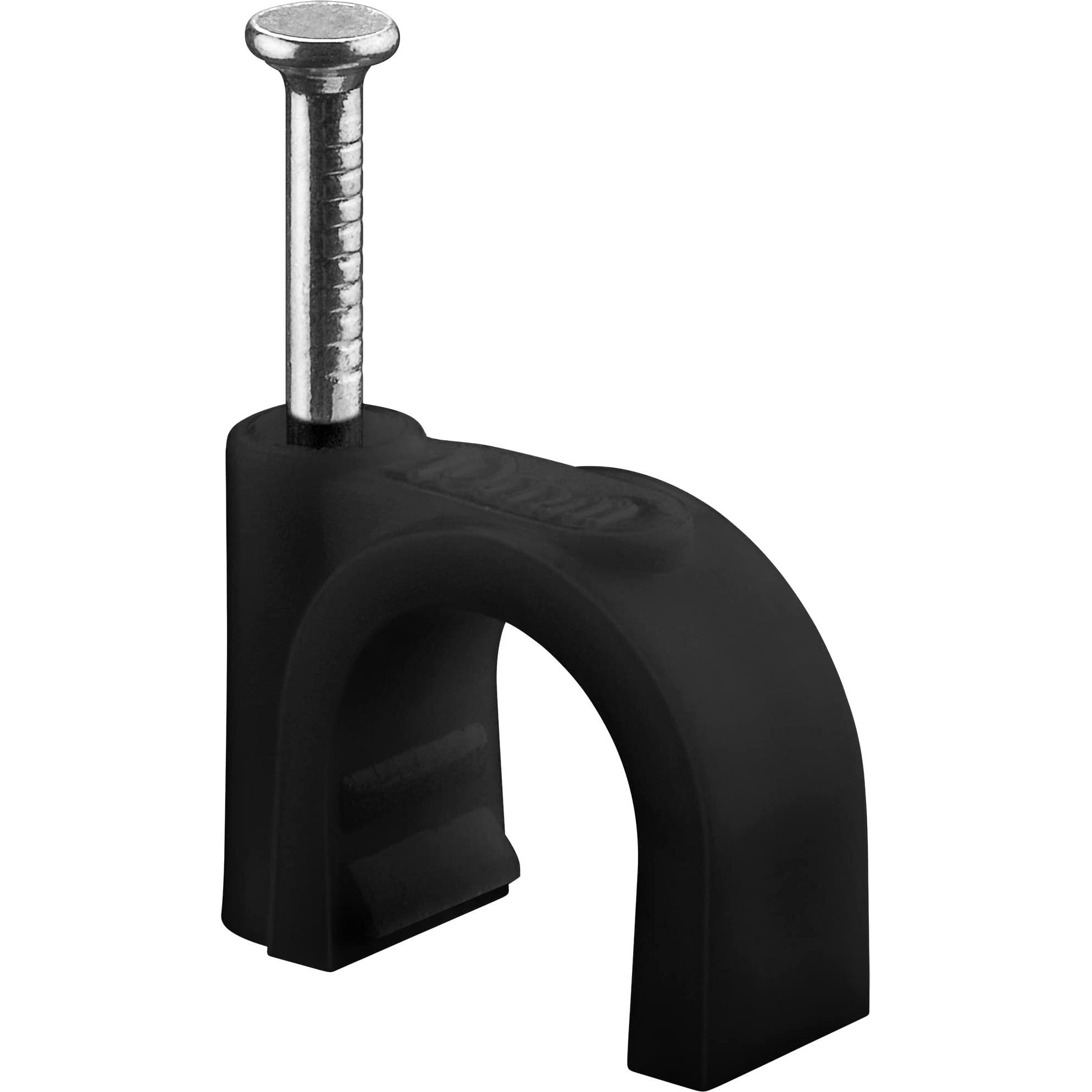 Goobay, Kabelhalter, Kabelschelle 10 mm, schwarz