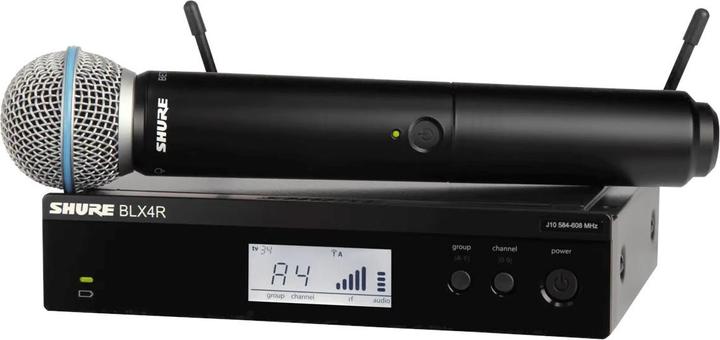 Actual product image Shure BLX24RE/B58-H8E draadloos handheld systeem (518 - 638 MHz)