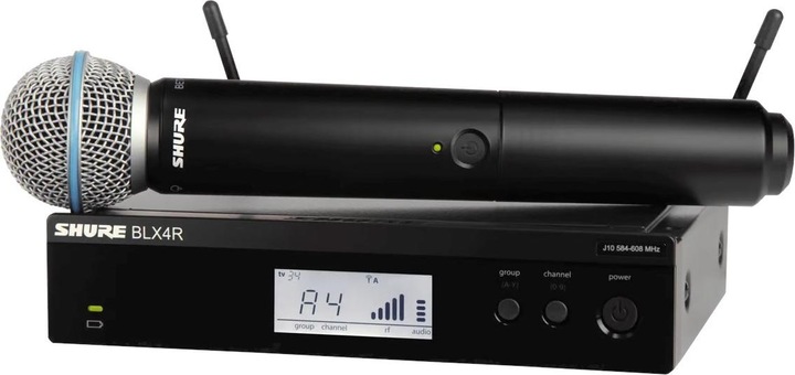 Produktbild Shure BLX24RE/B58-H8E draadloos handheld systeem (518 - 638 MHz)