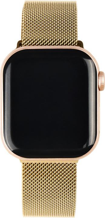 Actual product image iDeal Of Sweden Metal Watch Band 38/40/41/42 Gold (ABS, Neodymium magnet, Silicone, Stainless iron, Stainless steel)