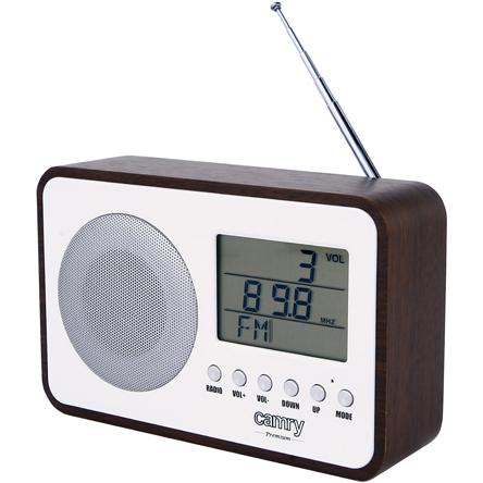 Camry CR 1153 (FM), Radio, Weiss, Braun