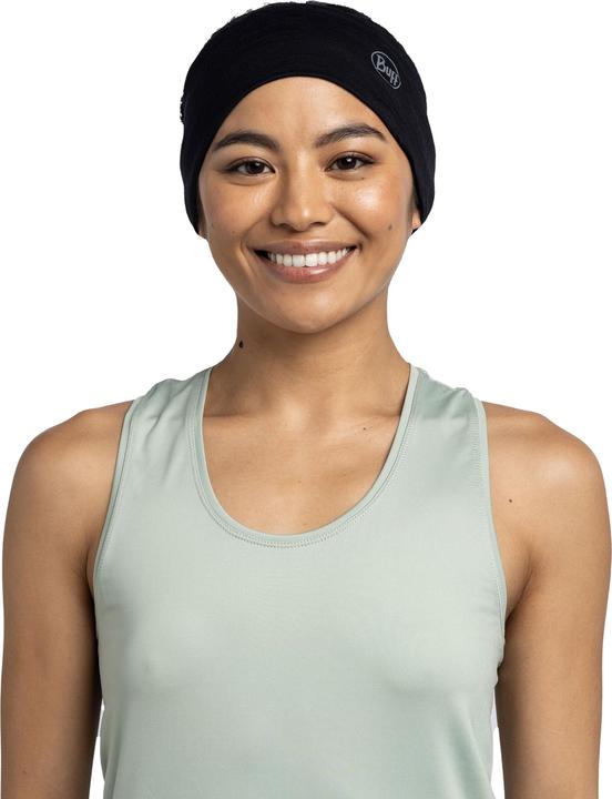 Image du produit Buff Leichtes Merino-Stirnband in Schwarz
