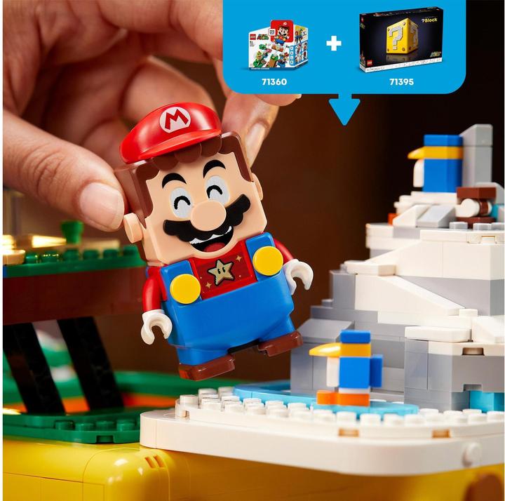 Actual product image LEGO Question Mark Block from Super Mario 64 (71395, LEGO Rare Sets, LEGO Super Mario)