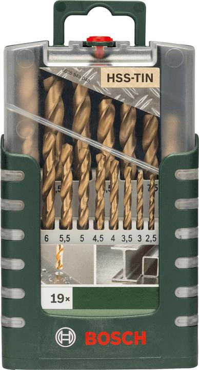 Produktbild Bosch Professional Zubehör HSS Metall-Spiralbohrer-Set 19 (10 Millimeter)