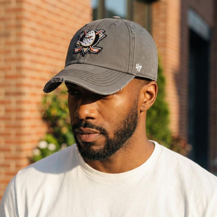Produktbild 47 Brand Distressed Cap - Clean Up Anaheim Ducks Coal