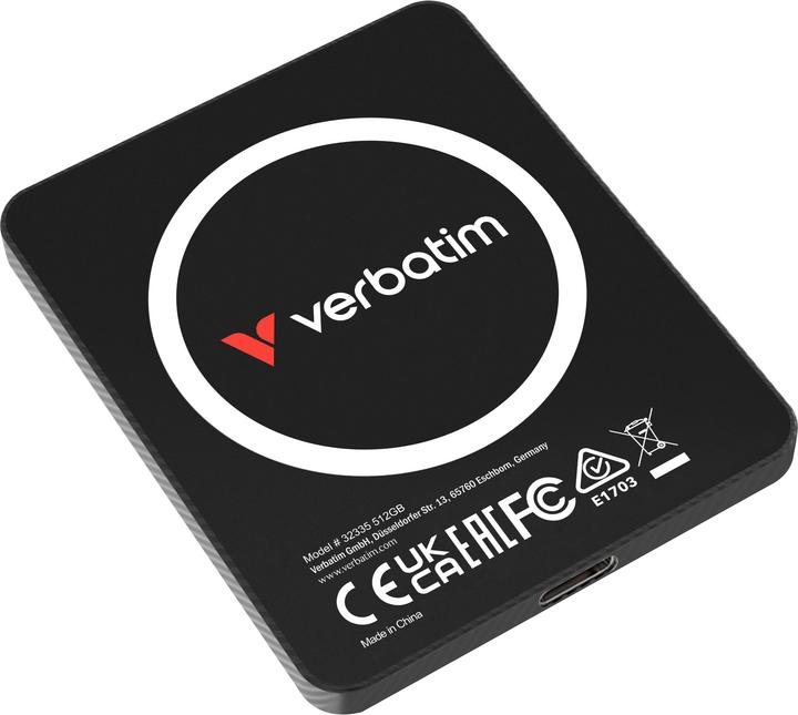 Produktbild Verbatim SSD 512GB SnapBack Ultra Slim SSD 512GB black (0.51 TB)