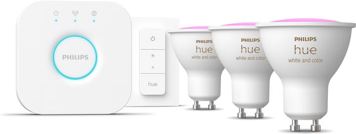 Philips Hue White & Color Ambiance Starter Set (GU10, 4.20 W, 400 lm, 3 x, E)