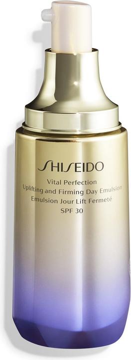 Actual product image Shiseido Vital Perfection Uplifting & Firming Day Emulsion (75 ml, Day cream, SPF 30)