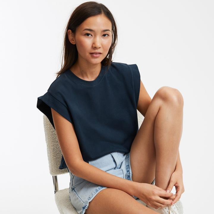 Actual product image La Redoute Collections Ärmelloses Top mit rundem Ausschnitt (L)