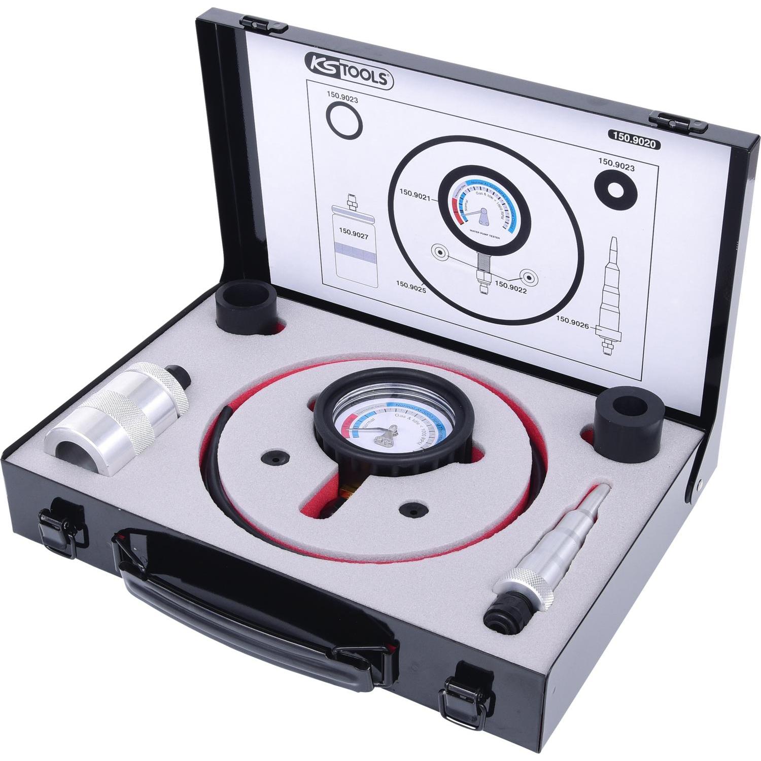 KS Tools Wasserpumpentester-Satz,8-tlg (150.9020)