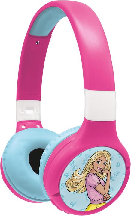 Produktbild Lexibook Barbie Kopfhörer für Kinder, 2 in 1 Bluetooth und Kabelanschluss, faltbar, Lautstärkebegrenzung