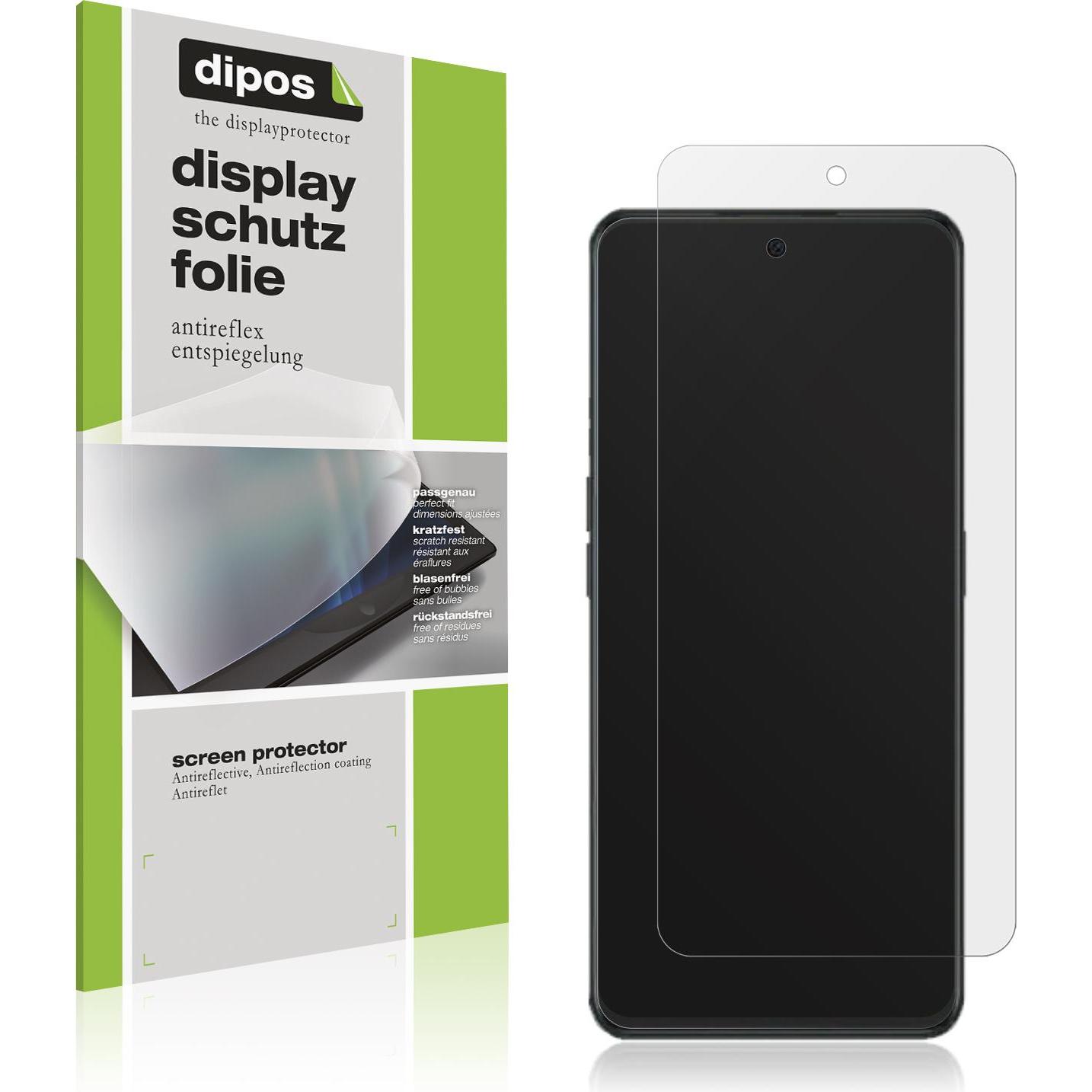 Dipos Displayschutzfolie Antireflex (2 Stück, OnePlus Nord CE 3 Lite), Smartphone Schutzfolie, Transparent